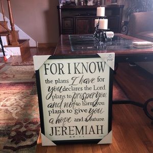 Religious Quote - Small Frame Home Decor